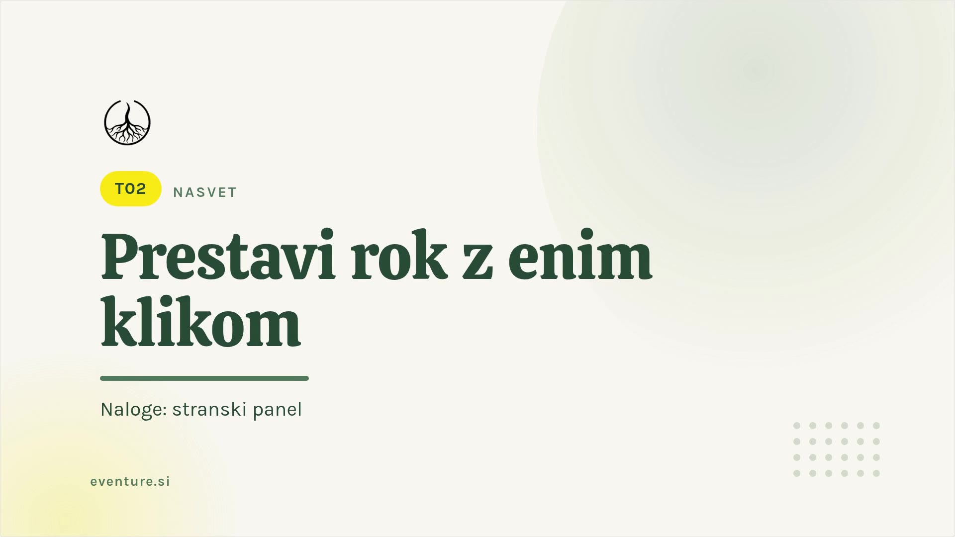 Savjet: prebaci rok jednim klikom